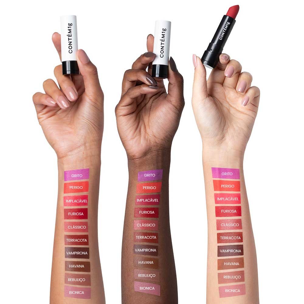 Batom Contém1g Matte Velvet Rebuliço 6
