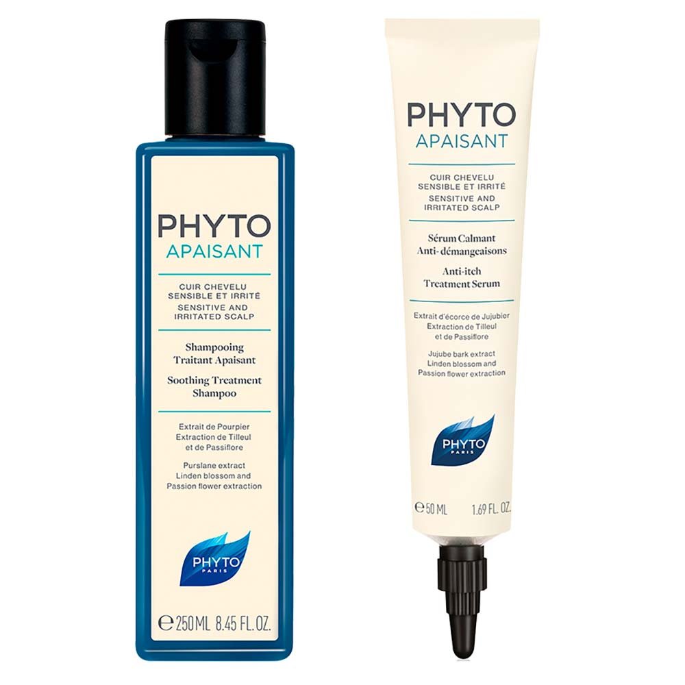 Phyto Apaisant Kit Shampoo + Sérum ÚNICO 1