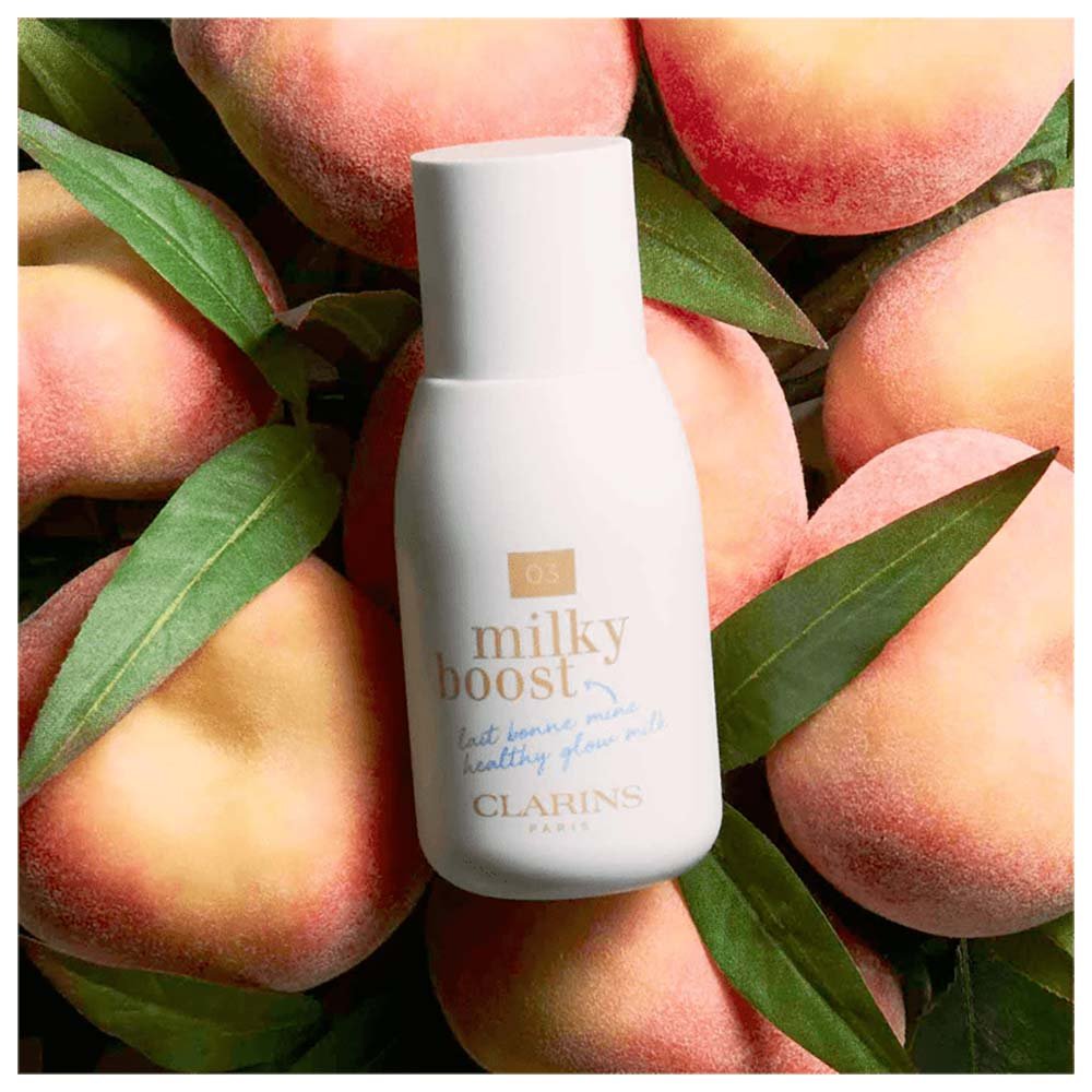 Base Líquida Clarins Milky Boost Foundation 50ml 05 - Sandalwood 8