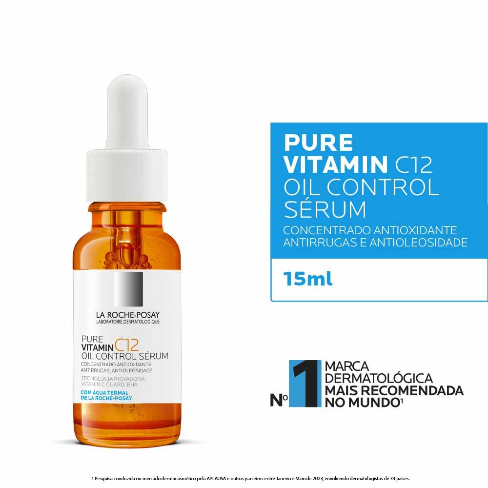 Sérum Antirrugas La Roche-Posay - Pure Vitamin C12 Oil Control 15ml 2