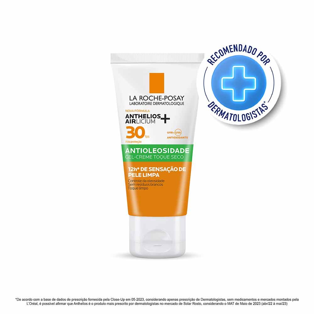 Protetor Solar Facial Antioleosidade La Roche Posay Anthelios Airlicium+ FPS30 40g 2
