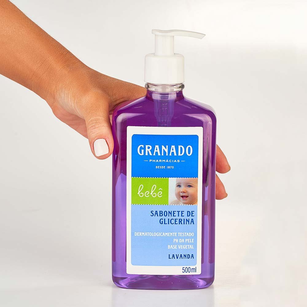Sabonete Líquido Granado Glicerinado para Bebê 500ml 3
