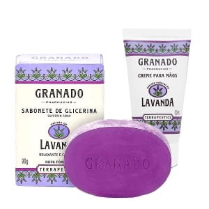 Granado Lavanda – Creme para Mãos + Sabonete em Barra Kit Presenteável ÚNICO 1