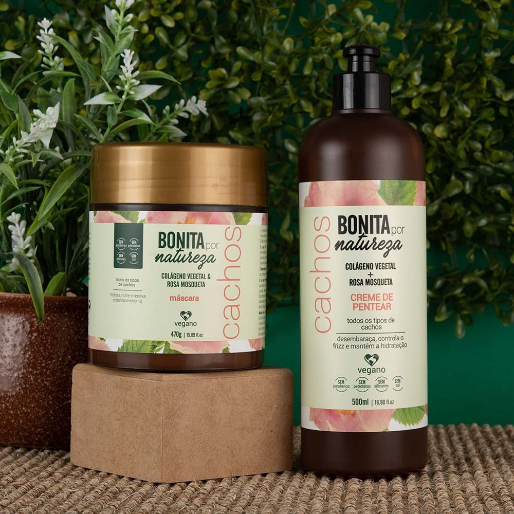 Bonita por Natureza Cachos Máscara 470g 2