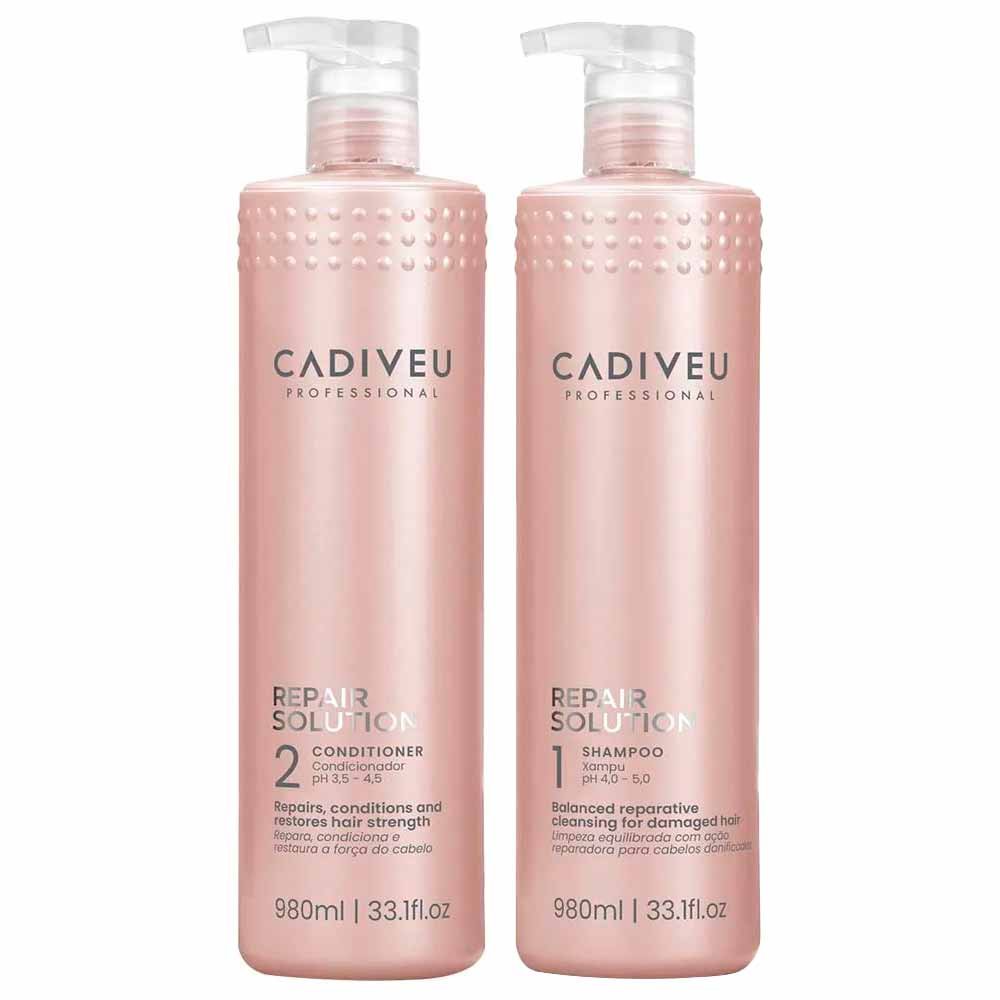 Cadiveu Professional Repair Solution Kit – Shampoo + Condicionador ÚNICO 1