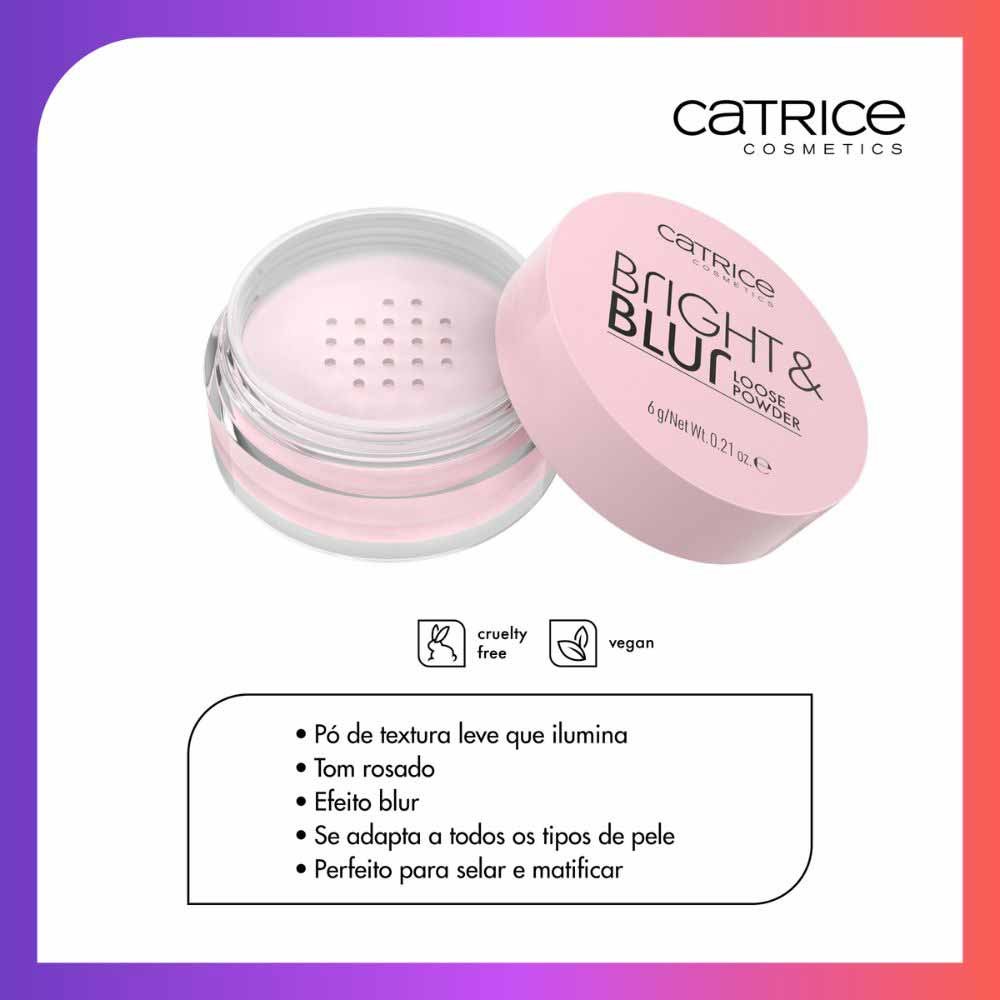 Pó Solto Catrice Bright & Blur 010 Soft Pink 5