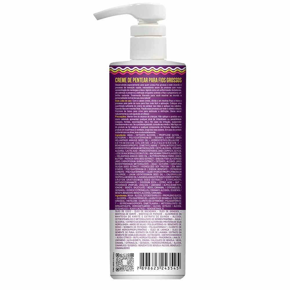 Widi Care Juba Transição Textura Densa Creme de Pentear Condicionante 500ml 2