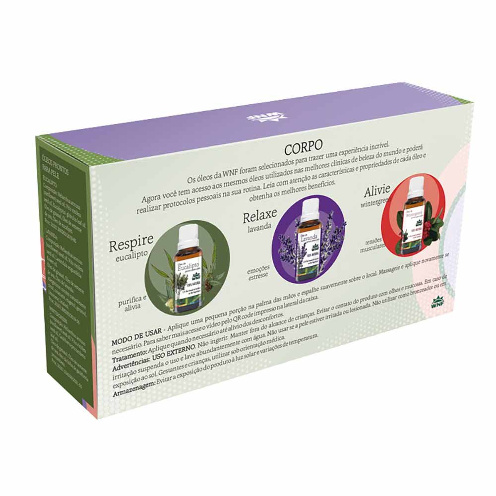 Kit Óleos Vegetais WNF Pronto Para o Corpo ÚNICO 2