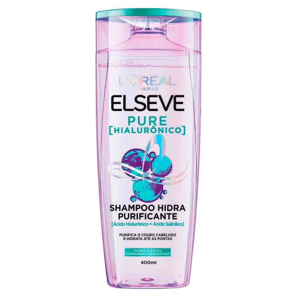 Elseve Pure Hialurônico Kit – Shampoo + Condicionador + Óleo Extraordinário + Leave In Tratamento ÚNICO 2