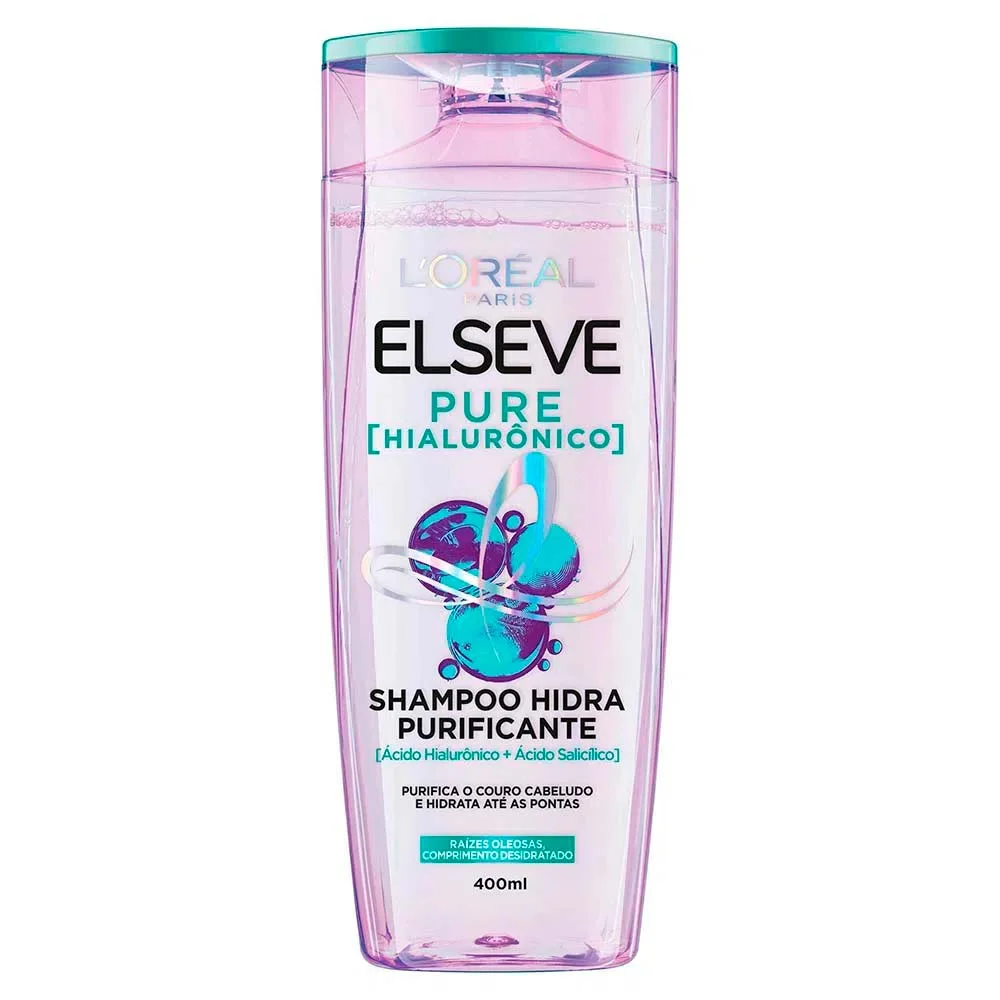 Elseve Pure Hialurônico Kit – Shampoo + Condicionador + Leave In Tratamento Cicatri Renov ÚNICO 2
