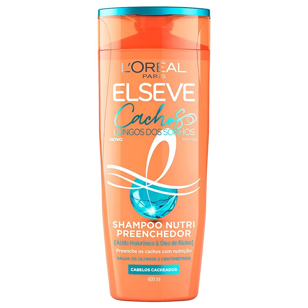Shampoo Nutri Preenchedor Elseve Cachos Longos dos Sonhos