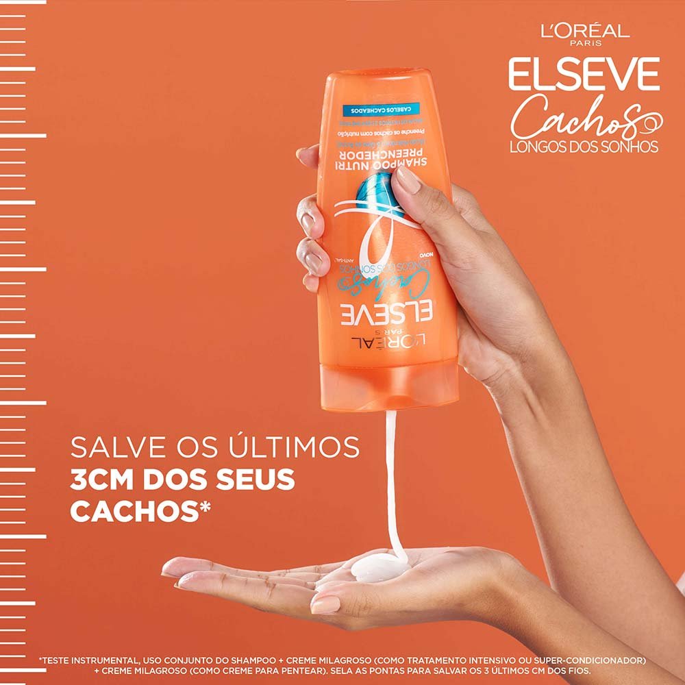 Shampoo Nutri Preenchedor Elseve Cachos Longos dos Sonhos 400ml 5