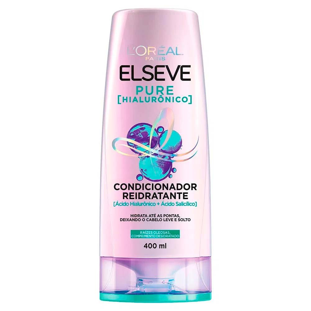 Elseve Pure Hialurônico Kit – Shampoo + Condicionador ÚNICO 3