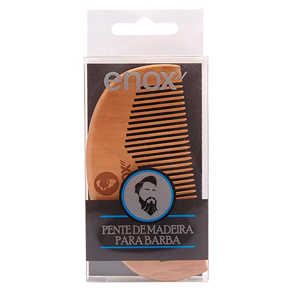 Pente De Madeira Enox Para Barbas ÚNICO 2
