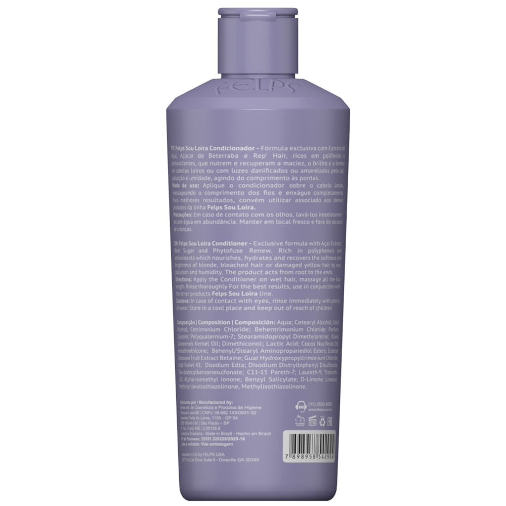 Felps Sou Loira  - Condicionador 250ml 2