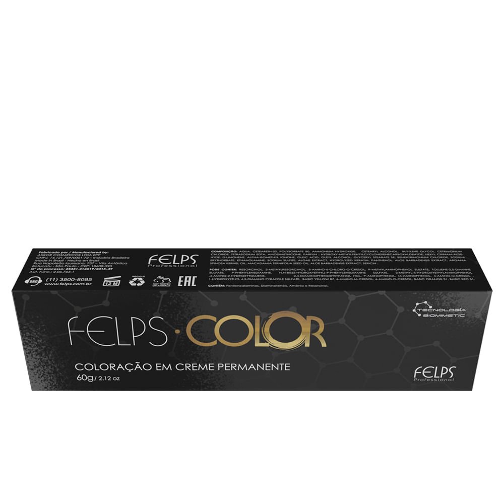 Tonalizante Felps Color - Tons Castanhos 5.20 Castanho Claro Violeta Intenso 3