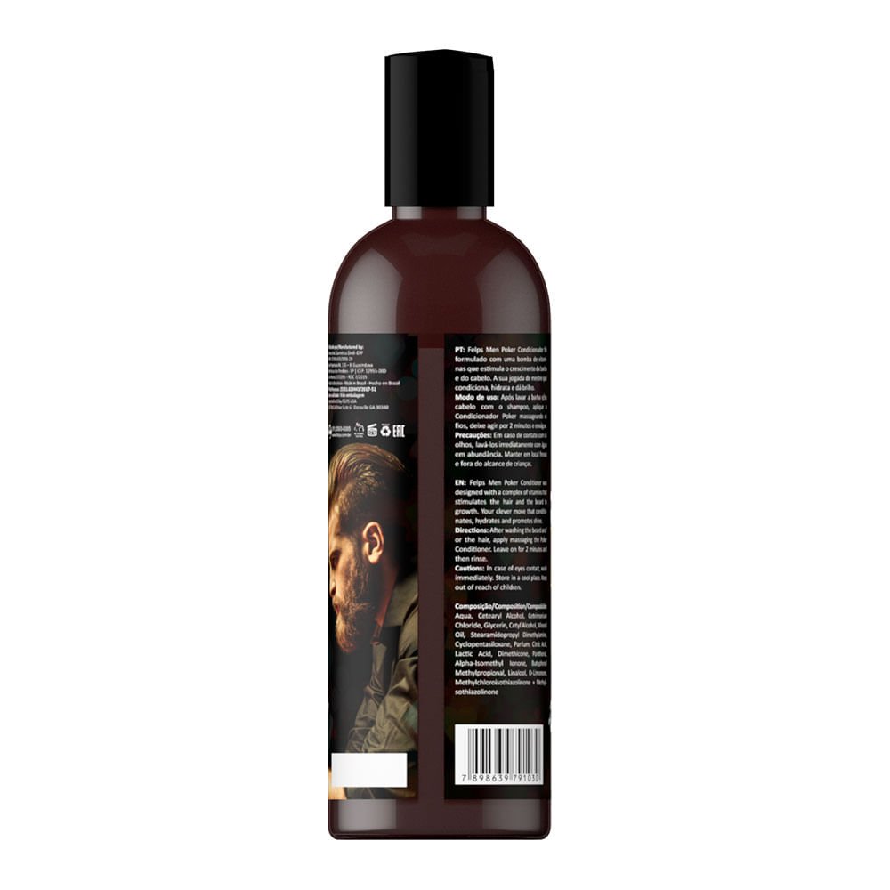 Felps Men Poker Condicionador Bomba de Crescimento 240ml 2