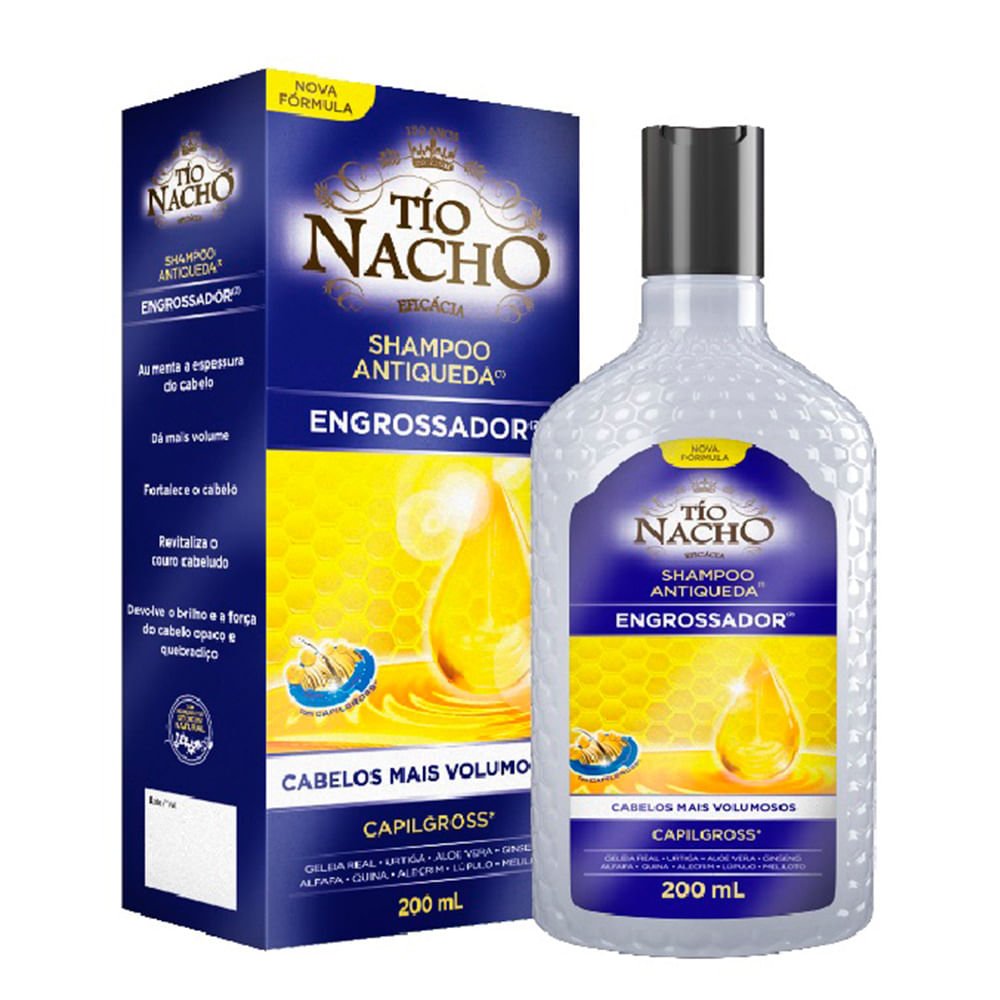 Tio Nacho Shampoo Antiqueda Engrossador – Shampoo 200ml 2