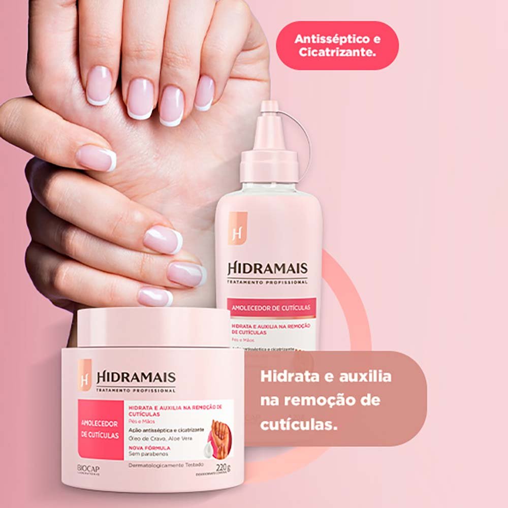 Creme Amolecedor de Cutículas Hidramais 220g 3