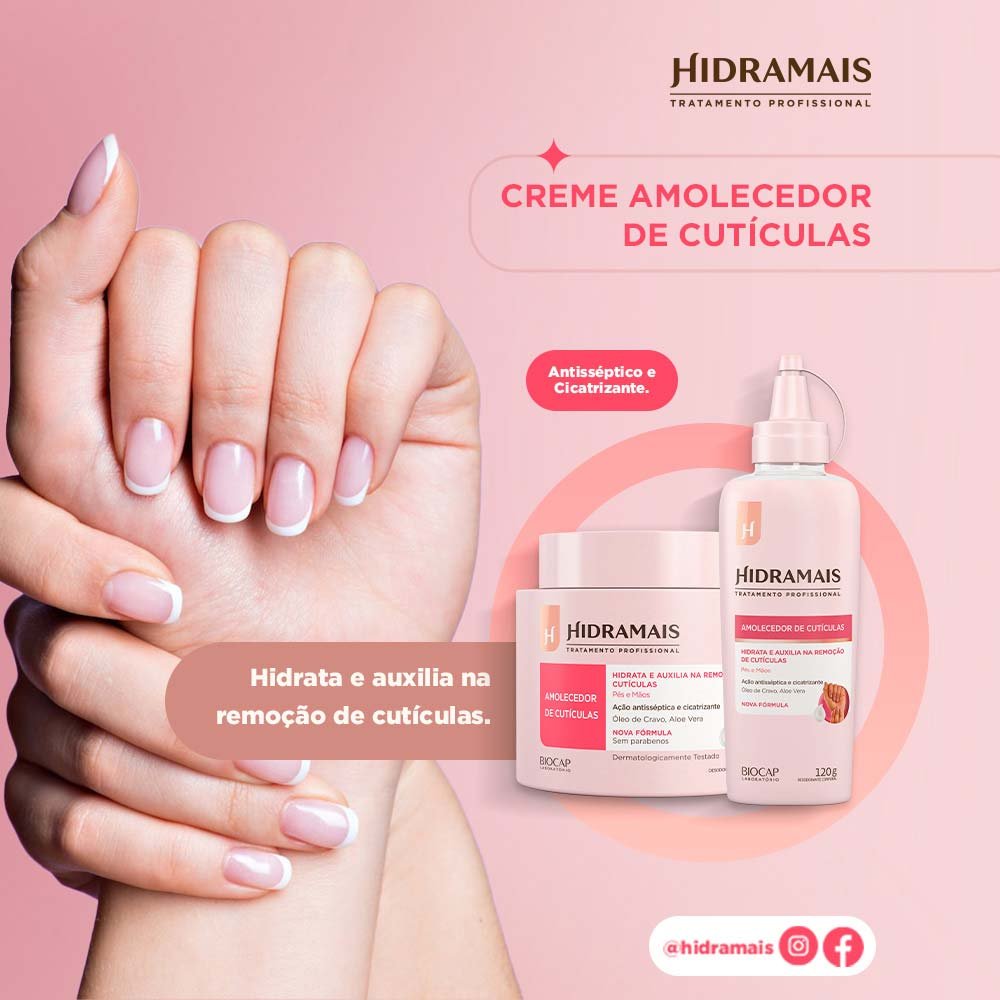 Creme Amolecedor de Cutículas Hidramais 220g 4