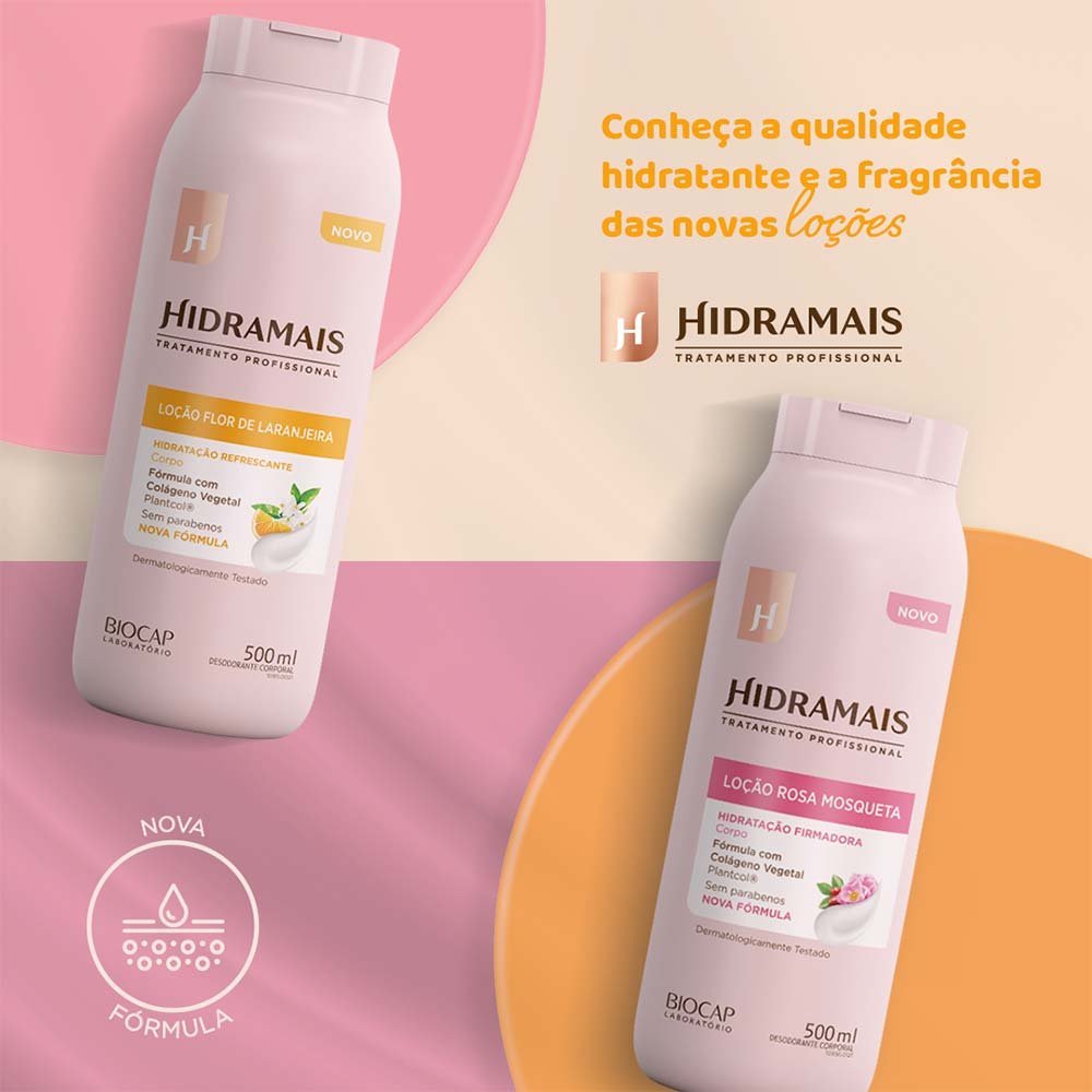Loção Hidratante Hidramais Flor de Laranjeira 500ml 3