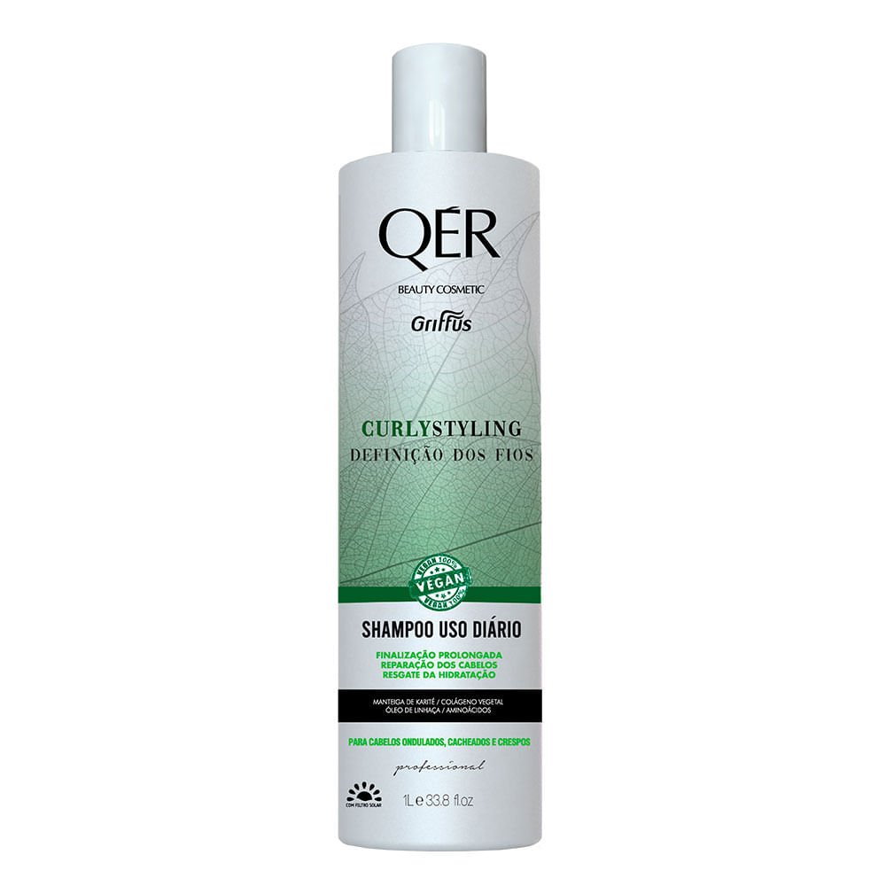 Griffus QÉR Beauty Cosmetics Curly Styling Shampoo 1L 1