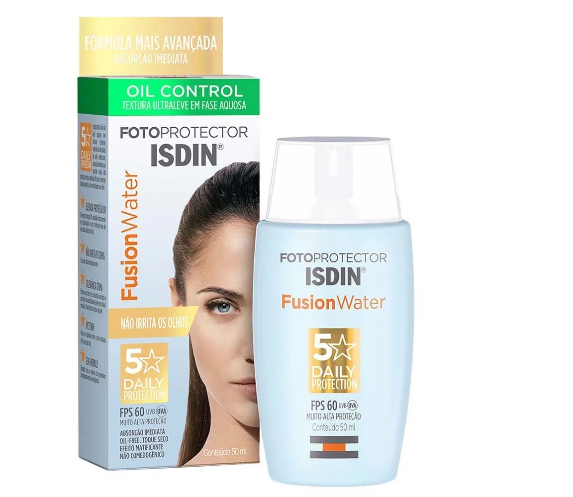 Isdin Kit - Sabonete Líquido Facial Acniben + Protetor Solar Facial Fusion Water 5 Stars FPS60 ÚNICO 3