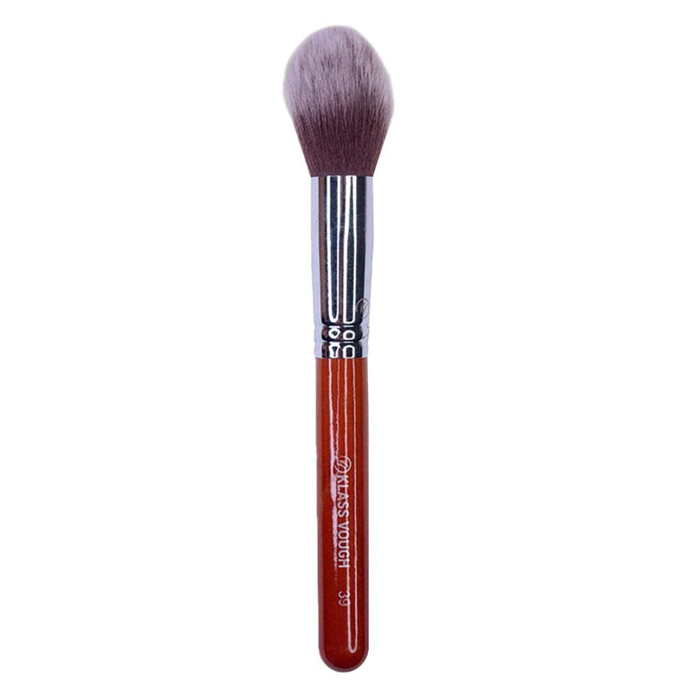 Pincel para Pó Facial Klass Vough Brown Line n°39 ÚNICO 1