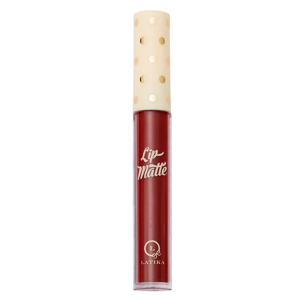 Batom Líquido Latika Lip Matte 4ml Nº 22 Vermelho 1