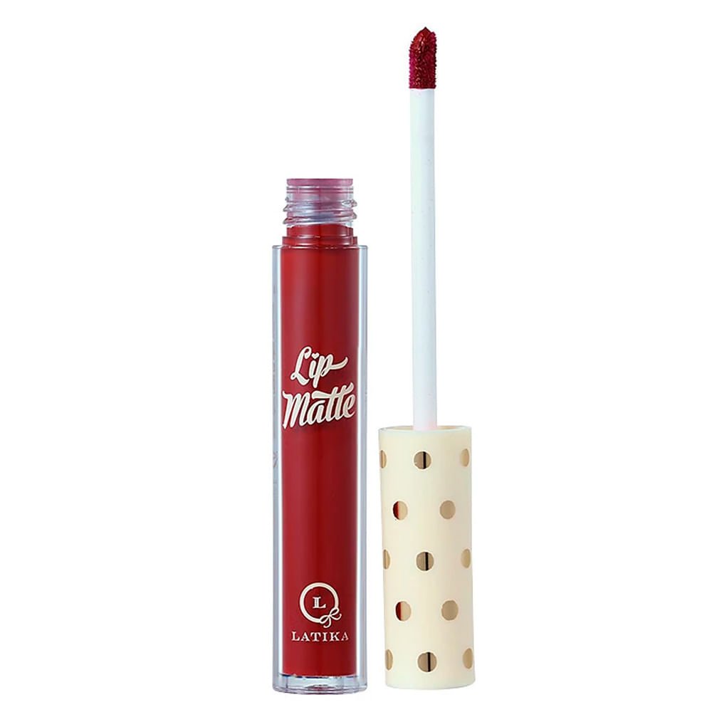 Batom Líquido Latika Lip Matte 4ml Nº 22 Vermelho 4