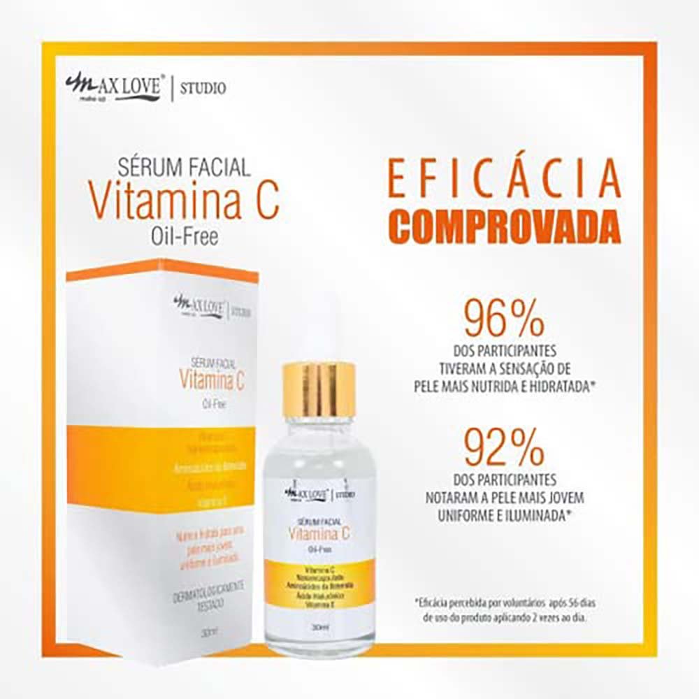 Sérum Facial Max Love - Vitamina C Oil Free 30ml 3