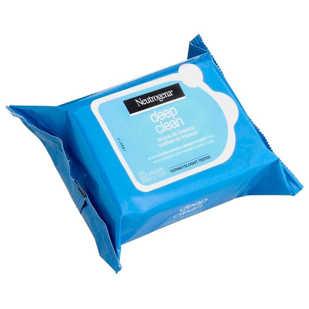 Lenço Demaquilante NeutrogenaDeep Clean ÚNICO 3