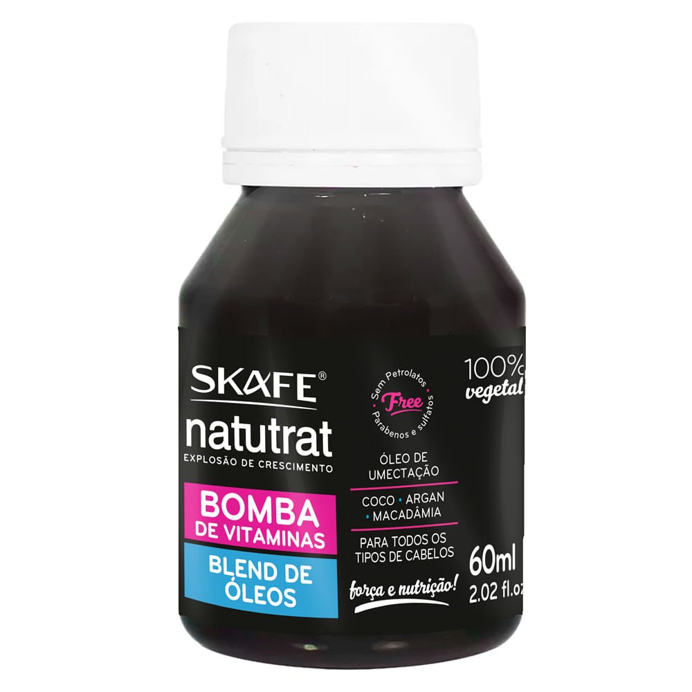 Skafe Bomba Blend de Óleos Natutrat SOS - Óleo Capilar 60ml 1