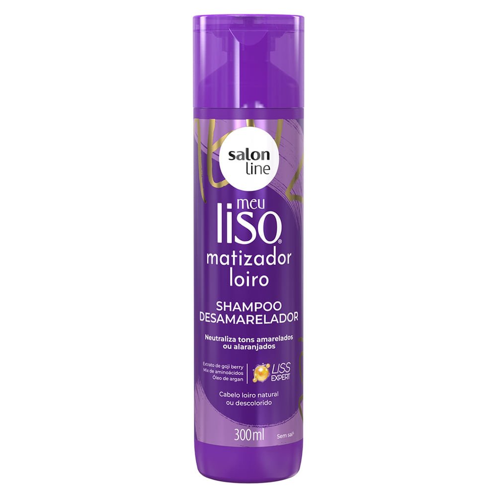 Salon Line Meu Liso Matizador - Shampoo Matizador 300ml 1