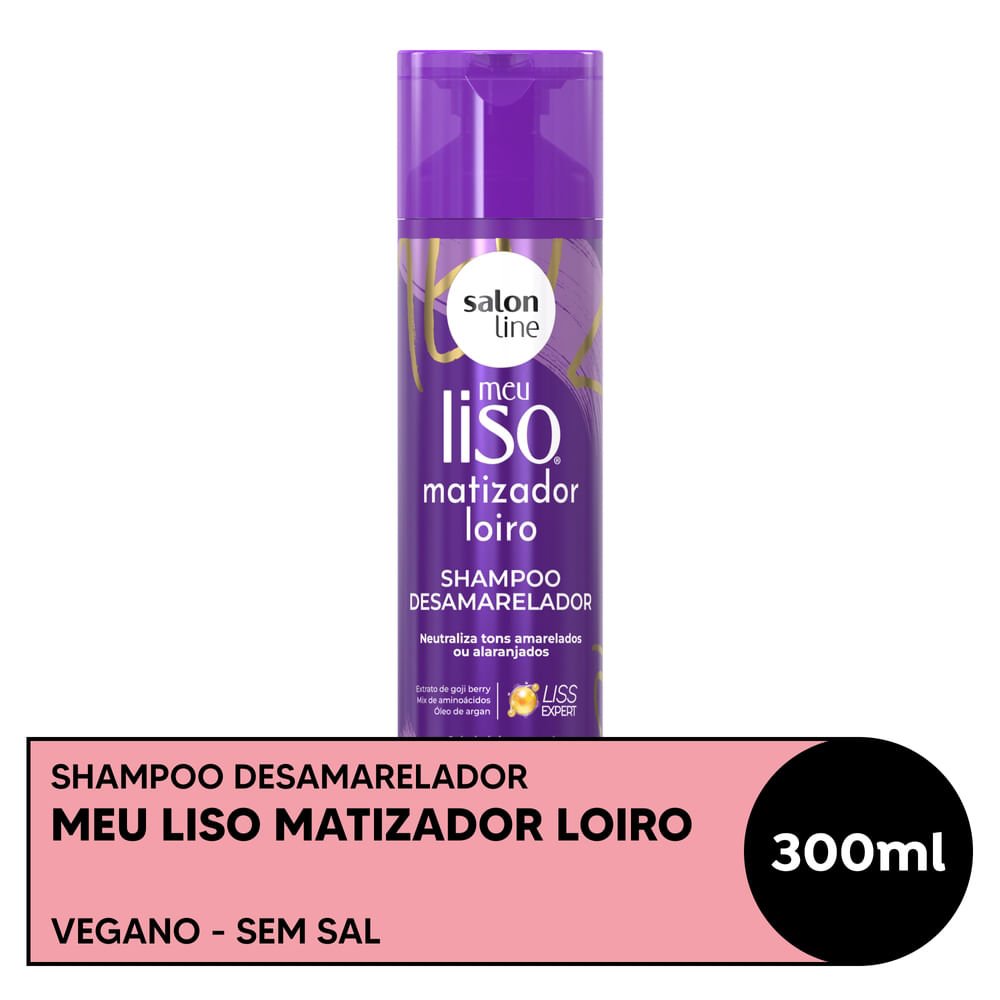 Salon Line Meu Liso Matizador - Shampoo Matizador 300ml 2