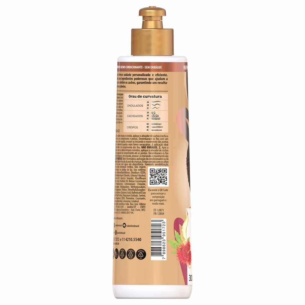Salon Line SOS Óleo de Rícino e Queratina Ativador 300ml 2