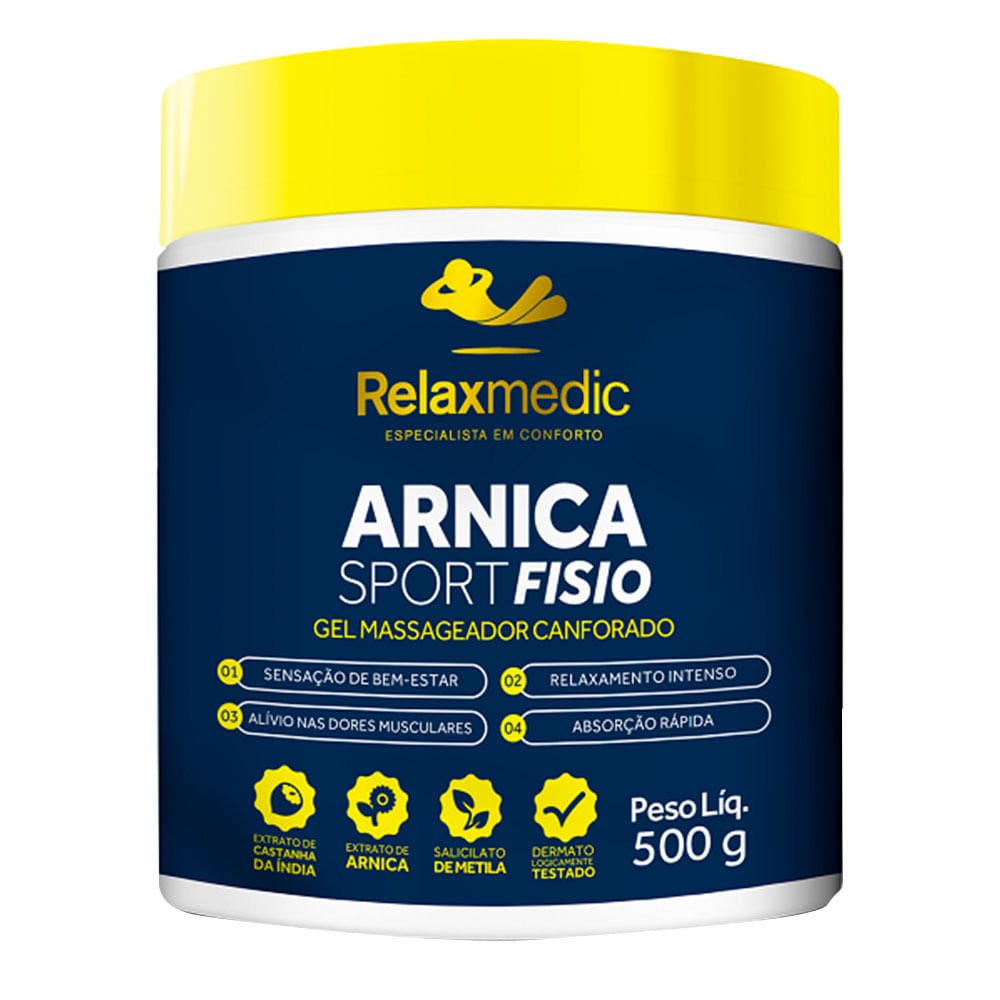 Gel Massageador Relaxmedic Arnica Sport Fisio ÚNICO 1