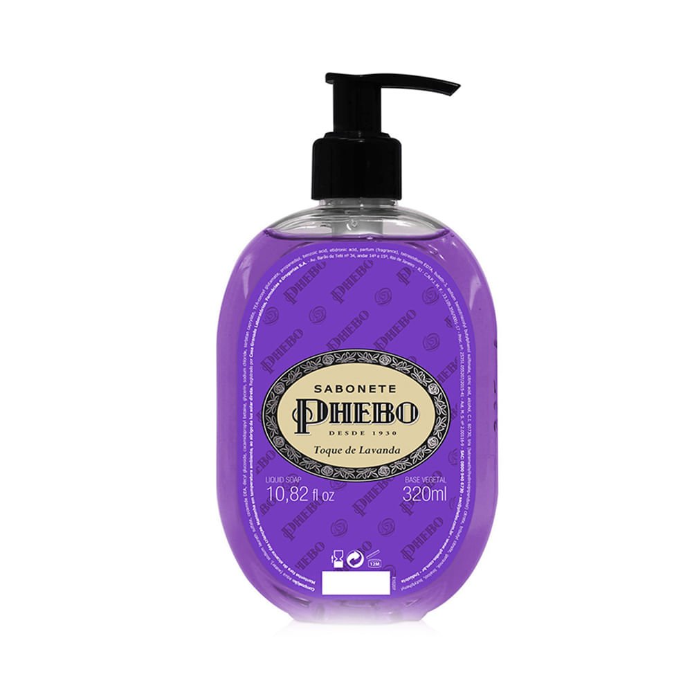 Sabonete Líquido Phebo Toque de Lavanda 320ml 1
