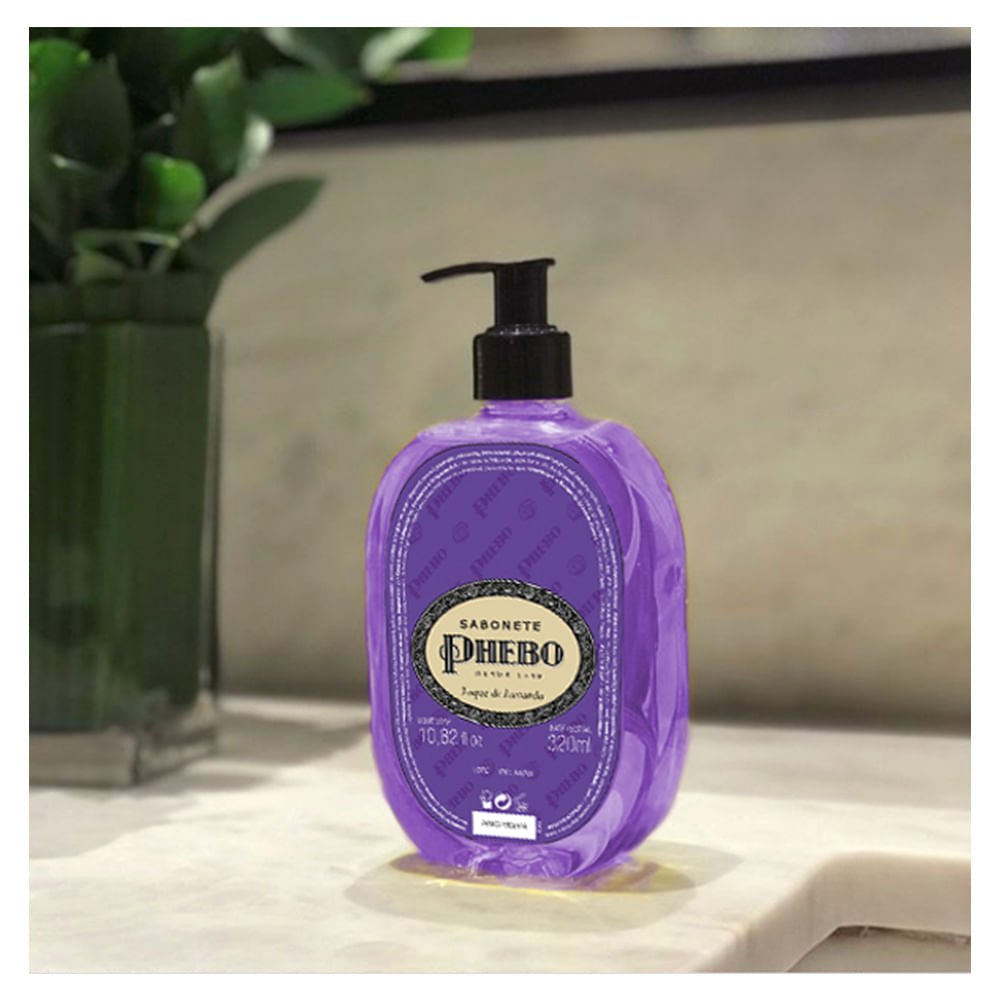 Sabonete Líquido Phebo Toque de Lavanda 320ml 3