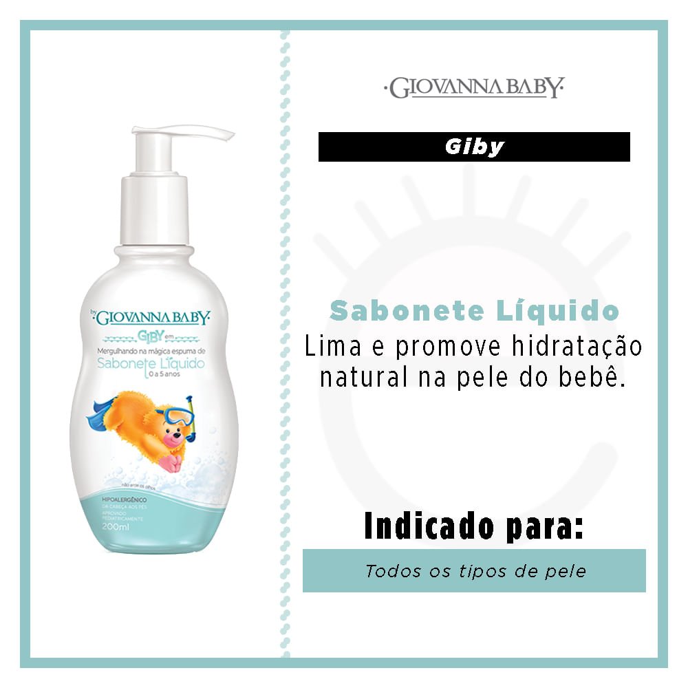 Sabonete Líquido Giovanna Baby - Giby ÚNICO 2