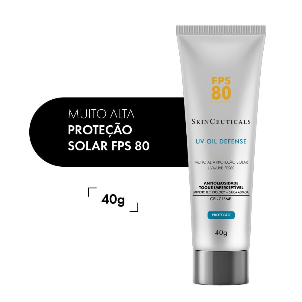Protetor Solar SkinCeuticals - UV Oil Defense FPS 80 40g 2