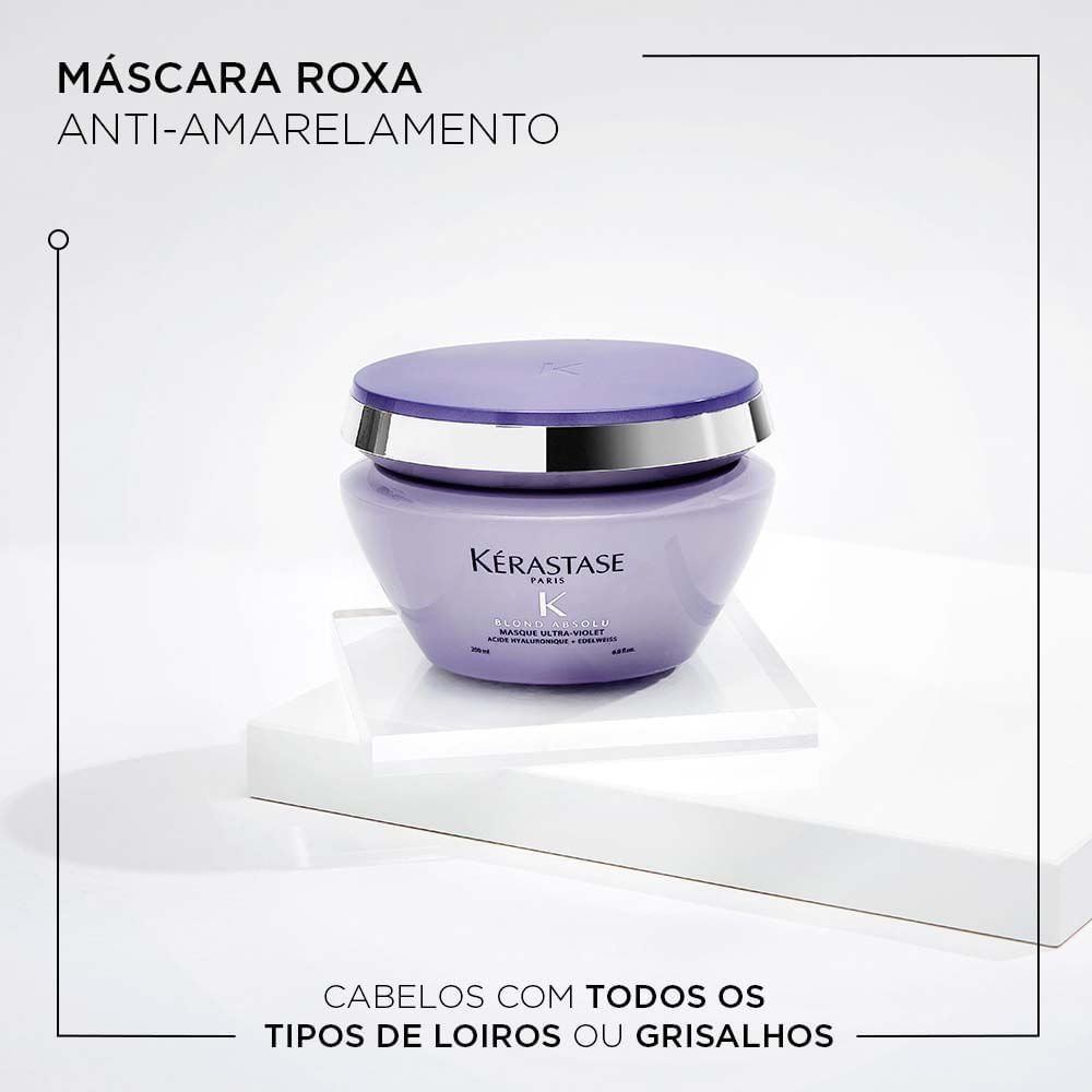 Kérastase Blond Absolu Ultra-Violet - Máscara Desamareladora 200ml 2