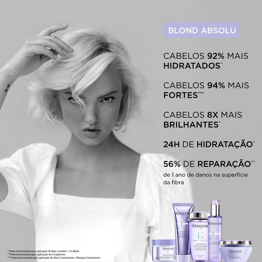 Kérastase Blond Absolu Ultra-Violet - Máscara Desamareladora 200ml 4