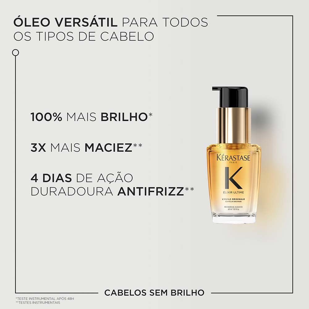 Óleo Capilar Kérastase Elixir Ultime L'huile Originale 30ml 2