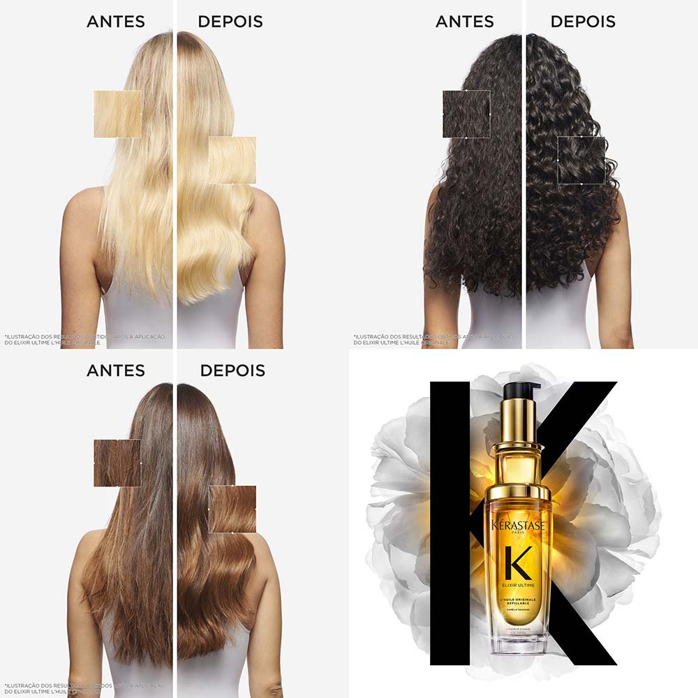 Óleo Capilar Kérastase Elixir Ultime L'Huile Originale 75ml 4