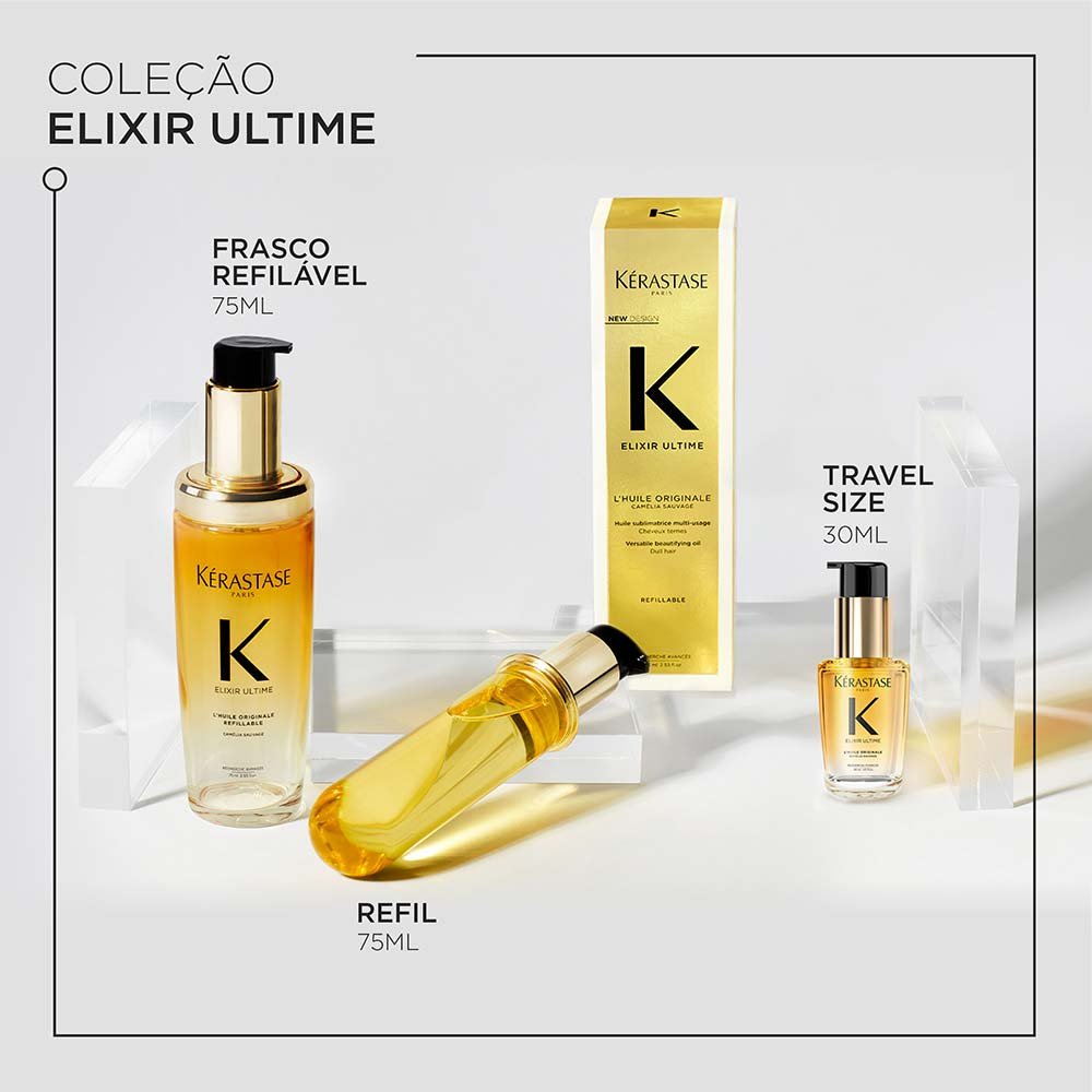 Óleo Capilar Kérastase Elixir Ultime L'Huile Originale 75ml 8