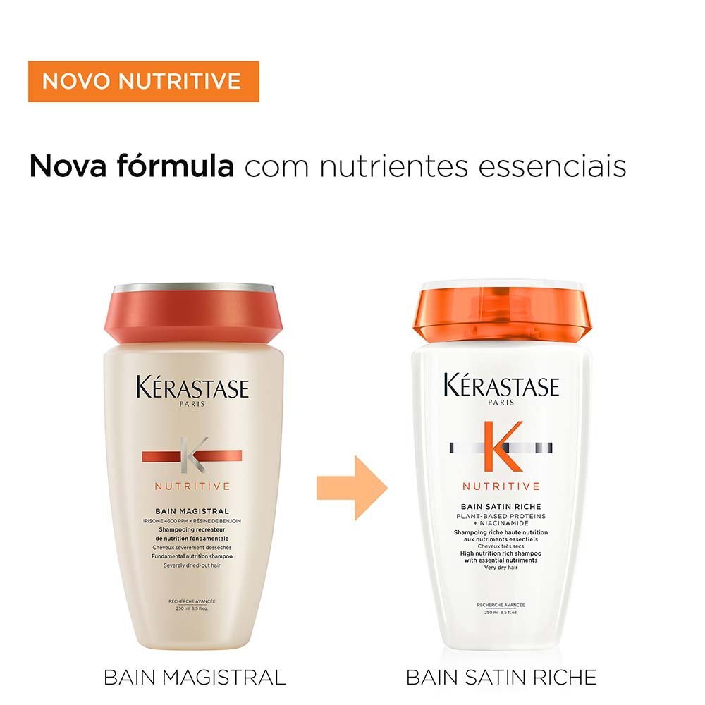 Kérastase Nutritive Bain Satin Riche Shampoo 250ml 5