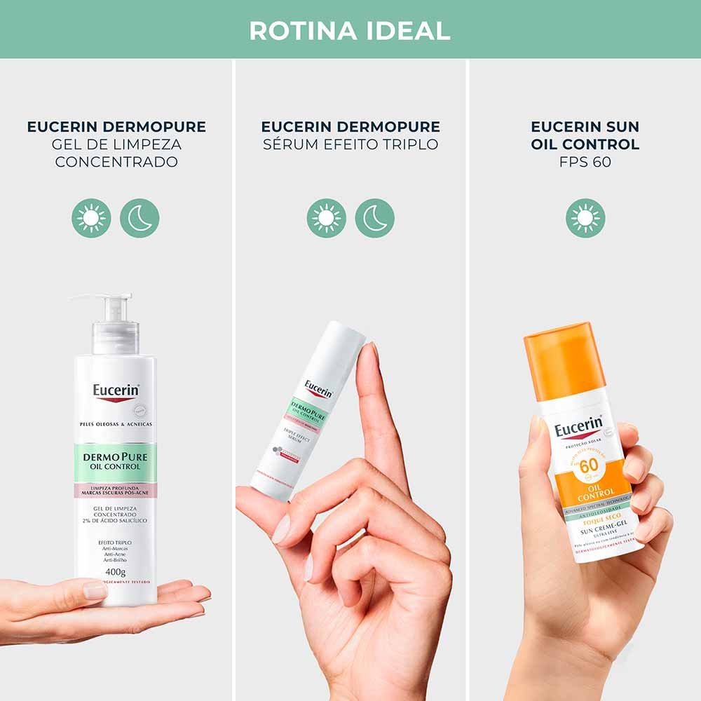 Gel de Limpeza Facial Concentrado Eucerin - DermoPure Oil Control 400g 8