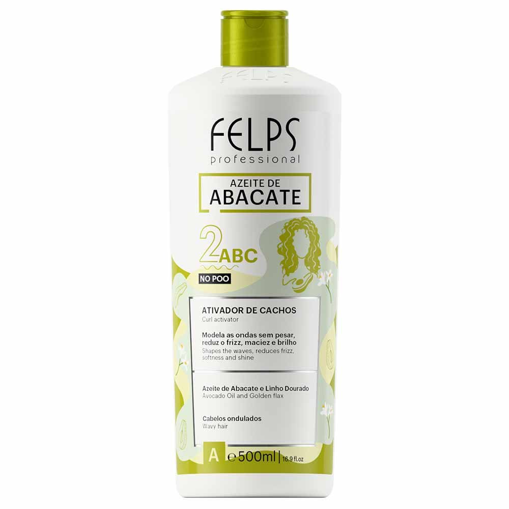 Felps Azeite de abacate Ativador de Cachos 2aBc 500ml 1