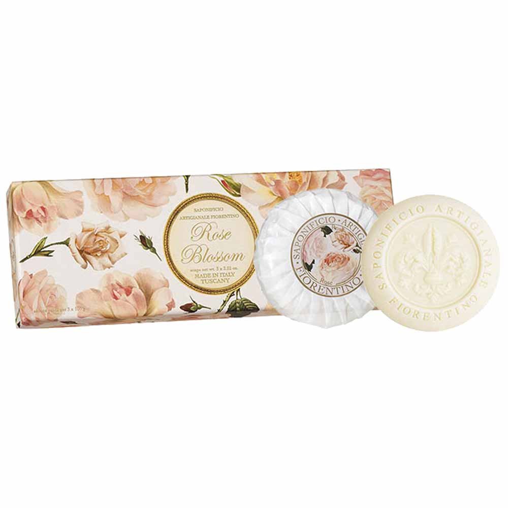 Kit Sabonete Solido Fiorentino Rosas 3x100g ÚNICO 1